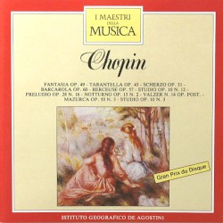 Fantasia Op. 49 - Tarantella Op. 43 - Scherzo Op. 31 - Barcarola Op. 60 - Berceuse Op. 57 - Studio Op. 10 N. 12 - Preludio Op. 28 N. 16 - Notturno Op. 15 N. 2 - Valzer N. 14 Op. Post. - Mazurca Op. 50 N. 3 - Studio Op. 10 N. 3