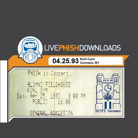 1993-04-25: Kuhl Gym, SUNY Geneseo, Geneseo, NY, USA