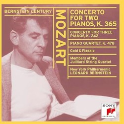 Bernstein Century: Mozart Concerto For Two Pianos, K.365; Concerto For Three Pianos, K.242; Piano Quartet, K.478