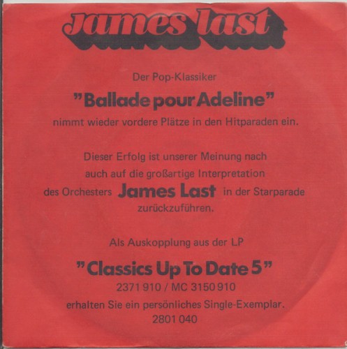 Ballade pour Adeline / Piece No. 1