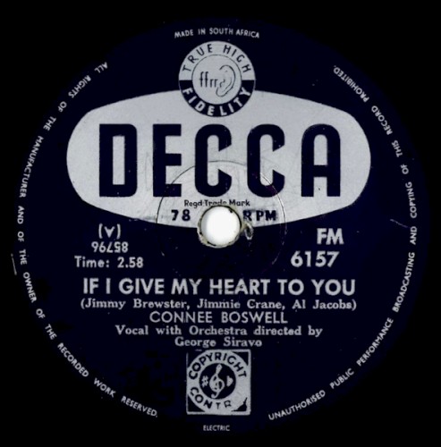If I Give My Heart to You / Friends and Neighbours