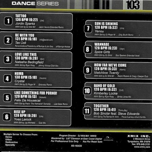 X-Mix Dance Series 103