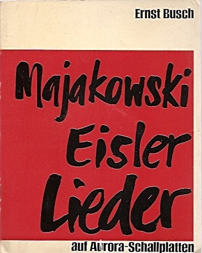 Majakowski-Eisler-Lieder