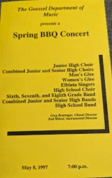 1997 Spring BBQ Concert