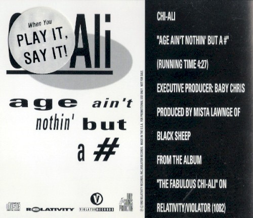 Age Ain't Nothin' But A #