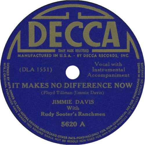 It Makes No Difference Now / Curse of an Aching Heart