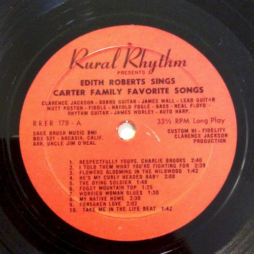 Sings Carter Family Favorite Songs