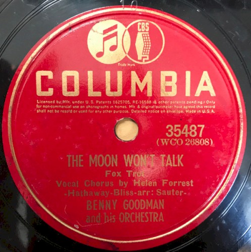 The Moon Won't Talk / I Can't Love You Any More