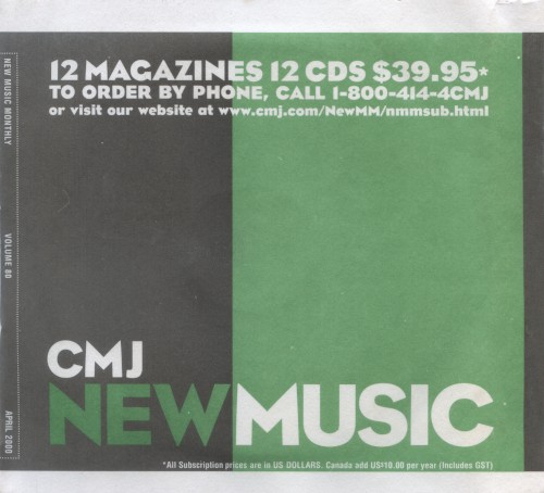 CMJ New Music Monthly, Volume 80: April 2000