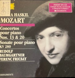 Concertos Pour Piano Nos. 13 & 20 / Sonate KV 280