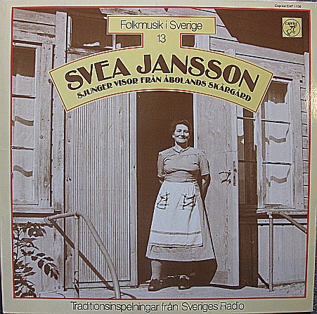 Sjunger Från Åbolands Skärgård - Traditionsinspelningar Från Sveriges Radio