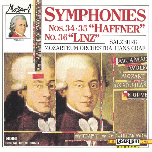 Symphonies nos. 34, 35 "Haffner" / no. 36 "Linz"