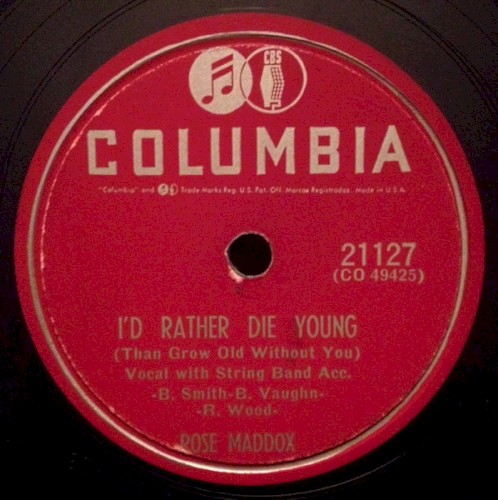 I’d Rather Die Young (Than Grow Old Without You) / The Nightingale Song