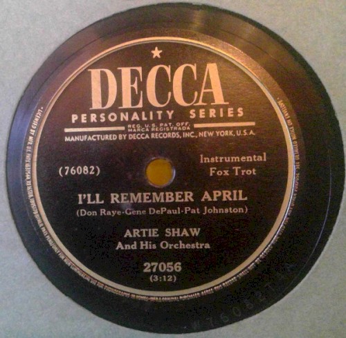 I'll Remember April / The Continental