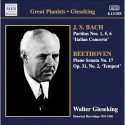 Partitas Nos. 1, 5, 6 / Italian Concerto / Piano Sonata No. 17, "Tempest"