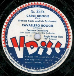 Carle Boogie / Cavallero Boogie / What’s the Use of Getting Sober? / Moonglow