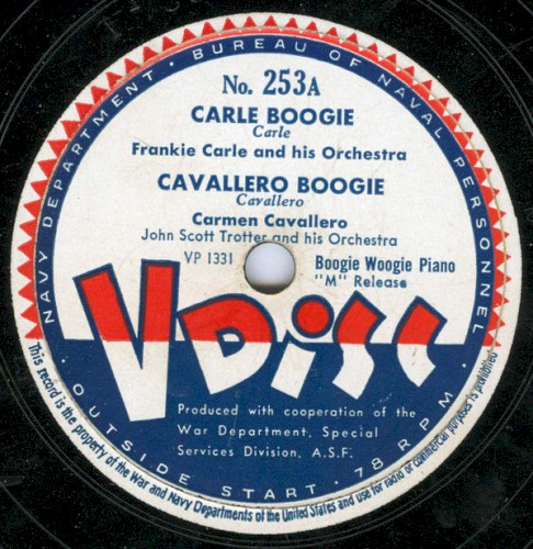Carle Boogie / Cavallero Boogie / What’s the Use of Getting Sober? / Moonglow