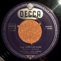Sag' nicht leb' wohl / Dormi - Dormi - Dormi