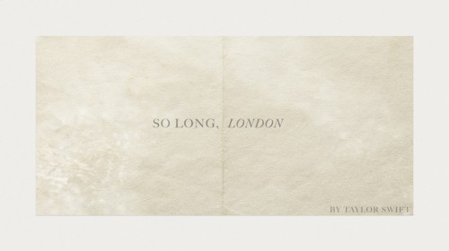 So Long, London