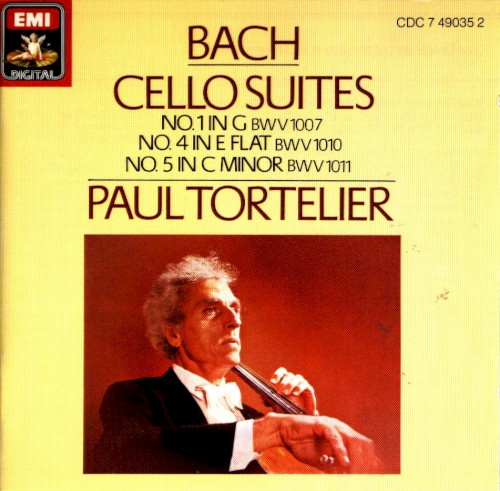Cello Suites no. 1 in G BWV 1007 / no. 4 in E-flat BWV 1010 / no. 5 in C minor BWV 1011