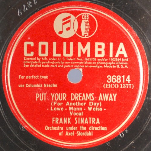 Put Your Dreams Away / If You Are but a Dream
