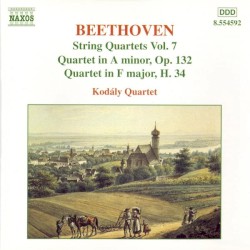 String Quartets, Volume 7: Quartet in A minor, op. 132 / Quartet in F major, H. 34