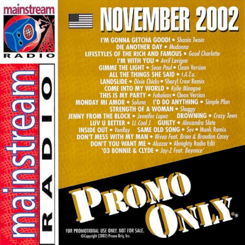 Promo Only: Mainstream Radio, November 2002