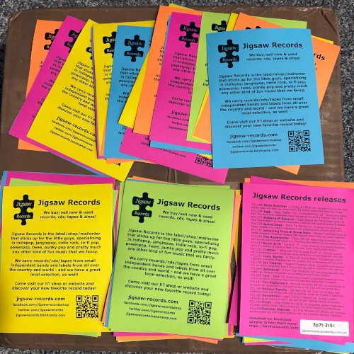 Jigsaw Records Sampler for Flyer Folks