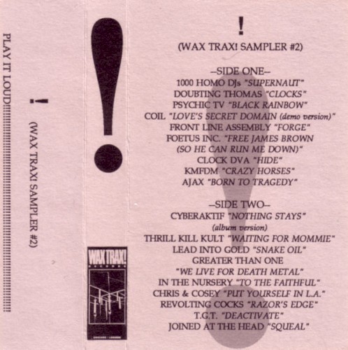 ! (Wax Trax! Sampler #2)