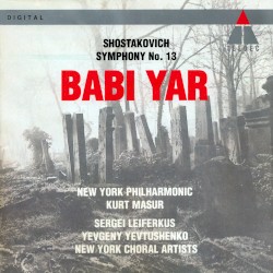 Symphony no. 13 "Babi Yar"