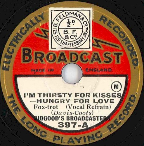 I'm Thirsty for Kisses - Hungry for Love / Marie