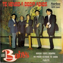 Te vengo a decir adiós