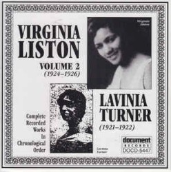 Virginia Liston, Lavinia Turner - In Chronological Order (1924-1926) (1921-1922)