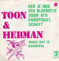 Heb je nog een blommetje voor m’n knoopsgat, schat?