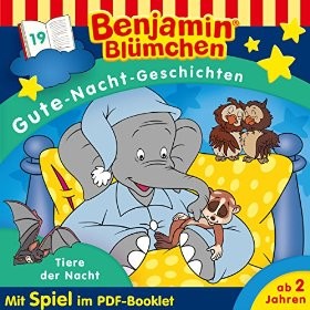Benjamin Blümchen: Gute-Nacht-Geschichten 19: Tiere der Nacht