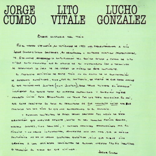 Jorge Cumbo, Lito Vitale & Lucho González
