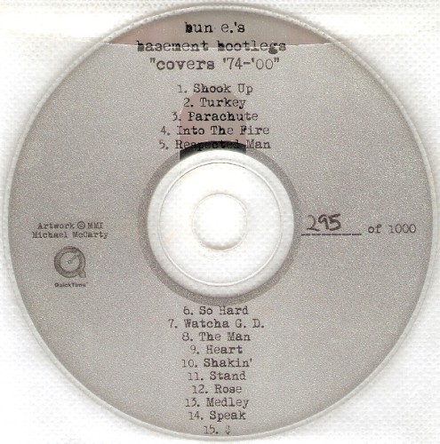 Bun E’s Basement Bootlegs; Covers ’74–’00