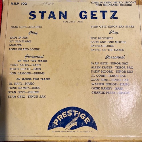 Stan Getz Volume One