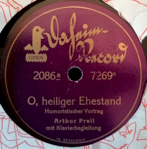 O, heiliger Ehestand / Krause mit Milch außer’m Hause