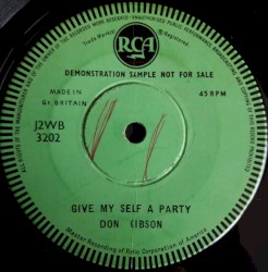Give Myself a Party