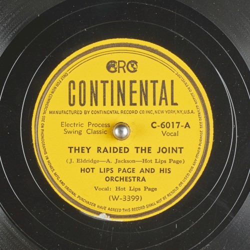 They Raided the Joint / Florida Blues