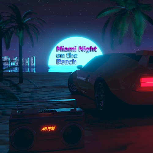 Miami Night on the Beach