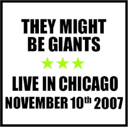 2007-11-10: Vic Theatre, Chicago, IL, USA
