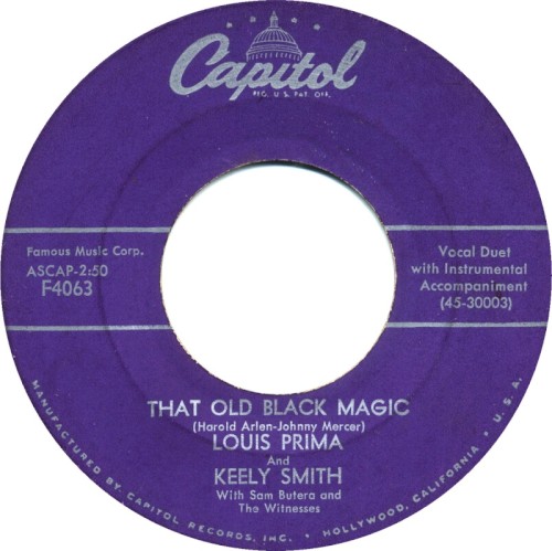 That Old Black Magic / You Are My Love