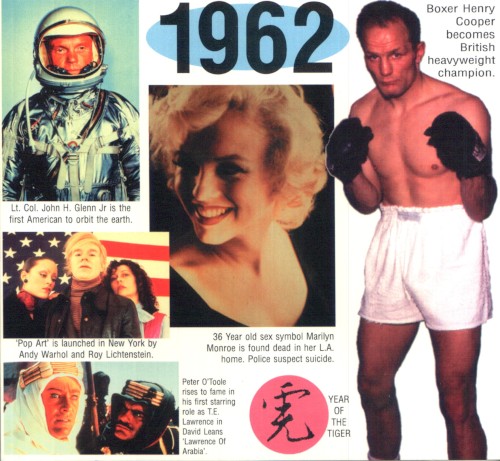 A Time to Remember: 1962