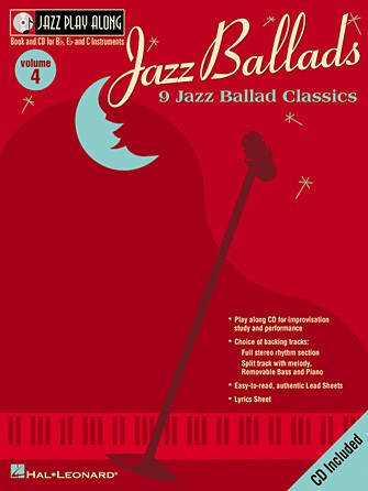 Jazz Play Along, Volume 4: Jazz Ballads — 9 Jazz Ballad Classics
