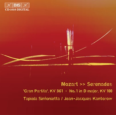 Serenades: "Gran Partita", KV. 361 / no. 1 in D major, KV. 100