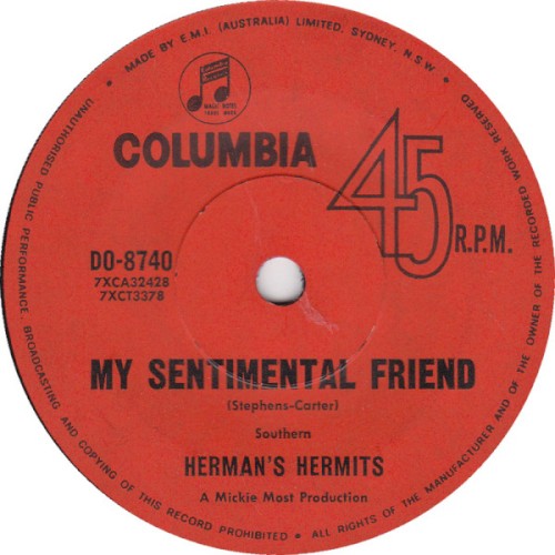 My Sentimental Friend / My Lady
