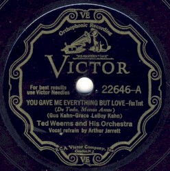 You Gave Me Everything but Love / Little Joe