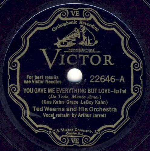 You Gave Me Everything but Love / Little Joe